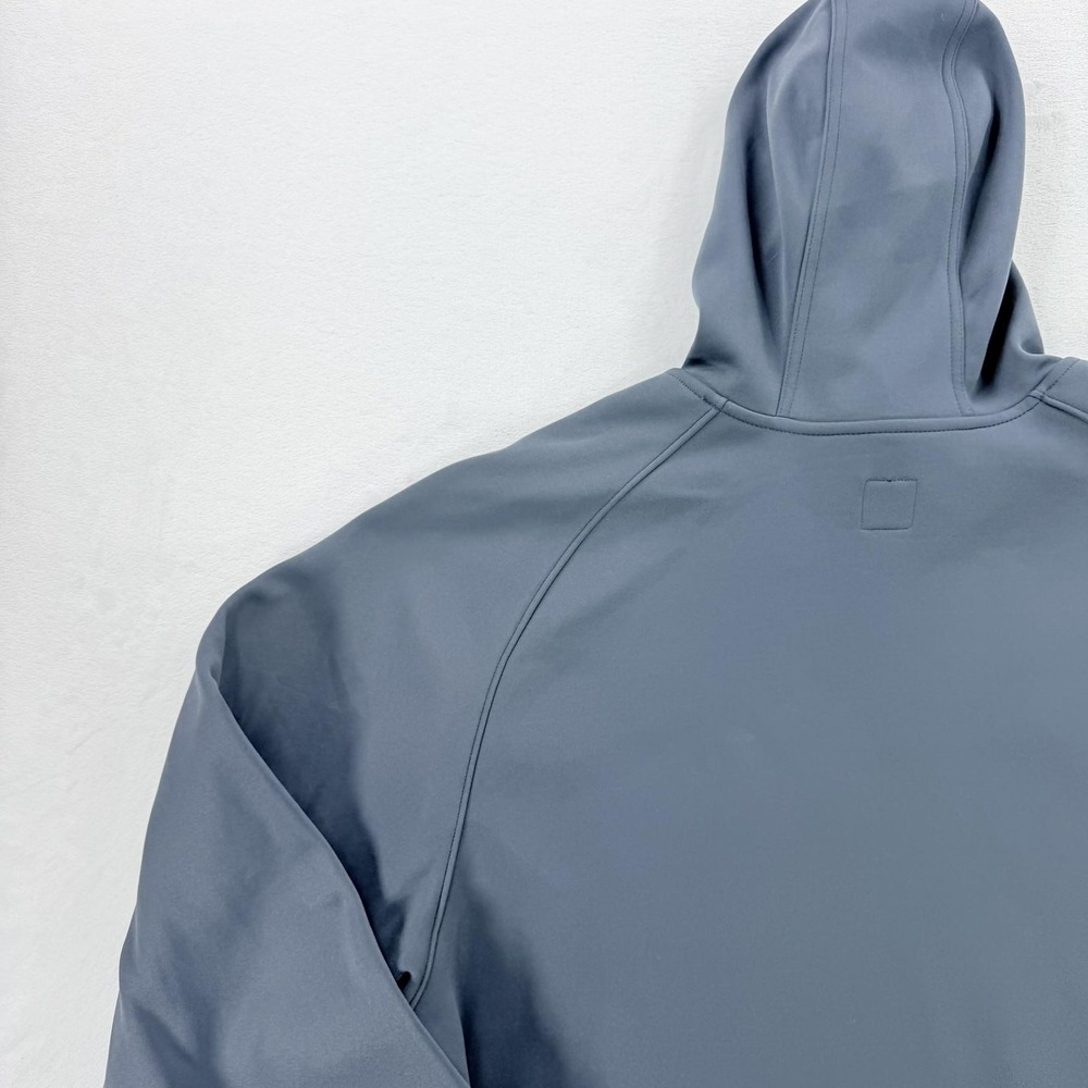 Champion Hoodie Mens XL Gray Fleece Pullover Kangaroo Pocket Logo Sweatshirt - Picture 14 of 16